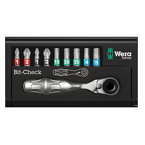 Wera（ヴェラ） [+ Pozi Hex Torx]ビットセット(ﾗﾁｪｯﾄ・H付) 057418