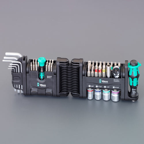 Wera ﾐﾆﾗﾁｪｯﾄ付ﾋﾞｯﾄ＆ｿｹｯﾄｾｯﾄ(ｲﾝﾁ) 049025