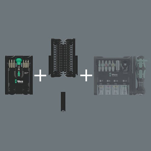 Wera [+ - Pozi Hex Torx]ﾄﾞﾗｲﾊﾞｰｾｯﾄ(差替式) 049002