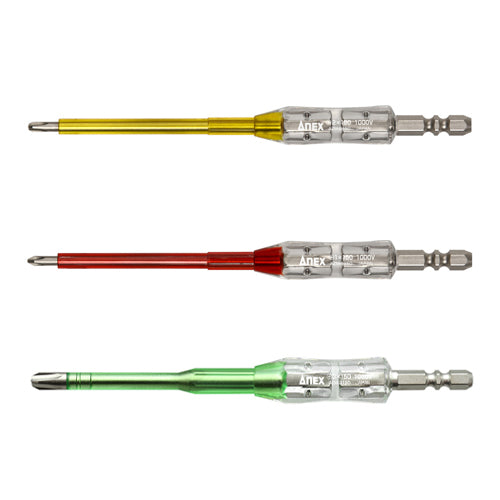アネックスツール（Anex） 3本組 [+]絶縁ドライバーセット(差替式) ※ESCOオリジナルセット品