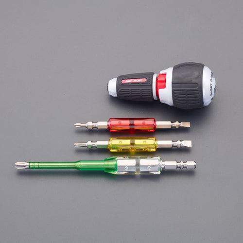 アネックスツール（Anex） 3本組 [+ -]絶縁ドライバーセット(差替式) ※ESCOオリジナルセット品