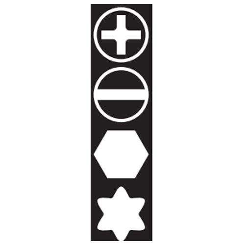 ESCO（エスコ） [+ - Hexagon Hexlobe]ﾄﾞﾗｲﾊﾞｰｾｯﾄ(ﾗﾁｪｯﾄ式) EA564AL-0B