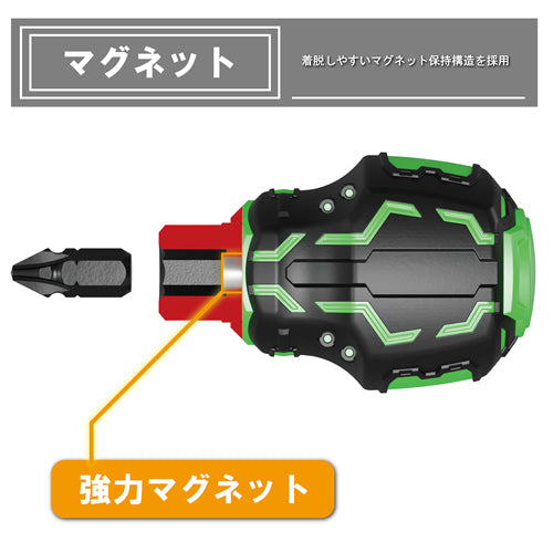 エンジニア [+ -] ドライバーセット(差替式/ｽﾀﾋﾞｰ) DZ-91