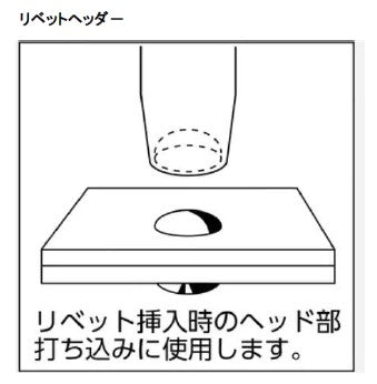 RENNSTEIG(レンシュタイグ) 2.0-6.0mm/5本組 丸リベットセッター 446 100 0