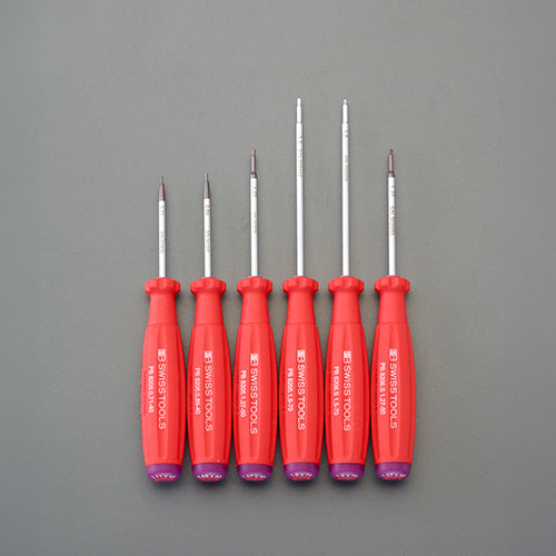PB SWISS TOOLS 6本組 [Hex・Ball-Hex]ﾄﾞﾗｲﾊﾞｰ(小ねじ用) ※ESCOオリジナルセット品