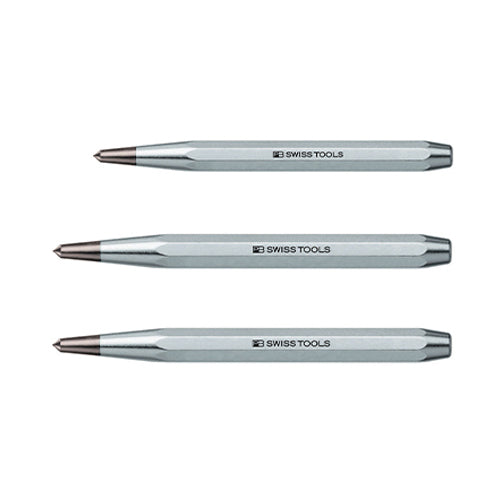PBSWISSTOOLS ３本組センターポンチ(超硬ﾎﾟｲﾝﾄ付) ※ESCOオリジナルセット品
