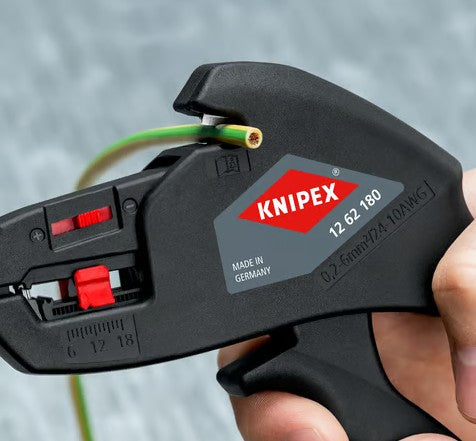 KNIPEX（クニペックス） 0.2 -6.0mm2 ﾜｲﾔｰｽﾄﾘｯﾊﾟｰ(自動調整) 12 62 180
