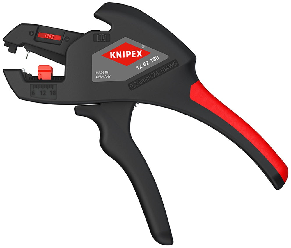KNIPEX（クニペックス） 0.2 -6.0mm2 ﾜｲﾔｰｽﾄﾘｯﾊﾟｰ(自動調整) 12 62 180