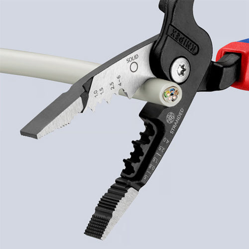 KNIPEX（ｸﾆﾍﾟｯｸｽ） 0.75-6.00m㎡  ﾜｲﾔｰｽﾄﾘｯﾊﾟｰ(ｸﾞﾘｯﾌﾟ付) 13 72 200 ME