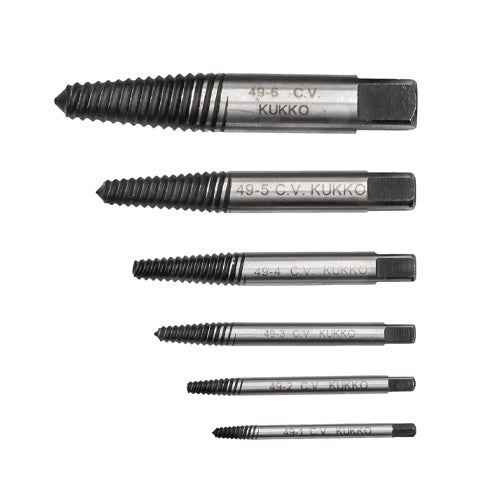 KUKKO（クッコ） M3-M24/６本組 スクリューエキストラクター 49-B