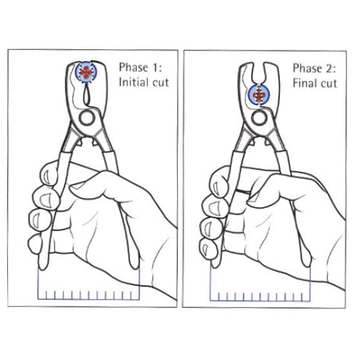 KNIPEX（ｸﾆﾍﾟｯｸｽ） φ23mm/225mm ケーブルカッター(絶縁/ﾒｯｷ) 95 18 225