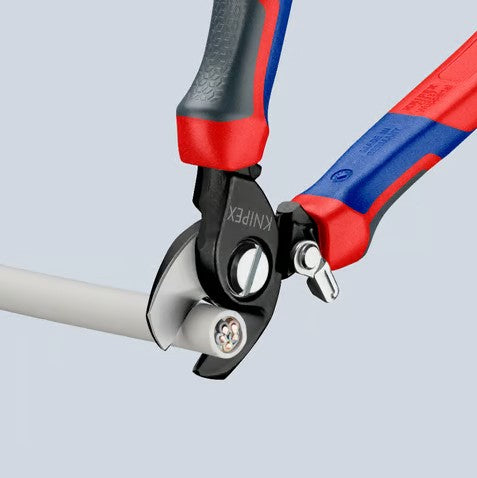 KNIPEX（クニペックス） φ15mm/165mm ケーブルカッター(ｽﾌﾟﾘﾝｸﾞ付) 95 22 165