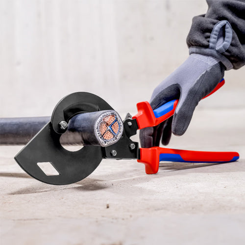 KNIPEX（ｸﾆﾍﾟｯｸｽ） φ45mm/315mm ケーブルカッター(ﾗﾁｪｯﾄ式) 95 32 315 A