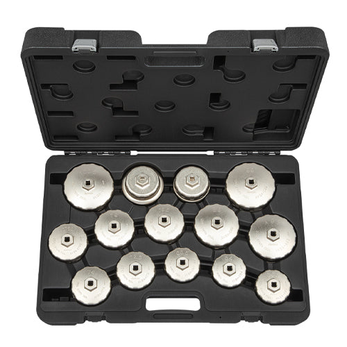 京都機械工具（KTC） 14個組 ｶｯﾌﾟ型ｵｲﾙﾌｨﾙﾀｰﾚﾝﾁｾｯﾄ AVSA14A