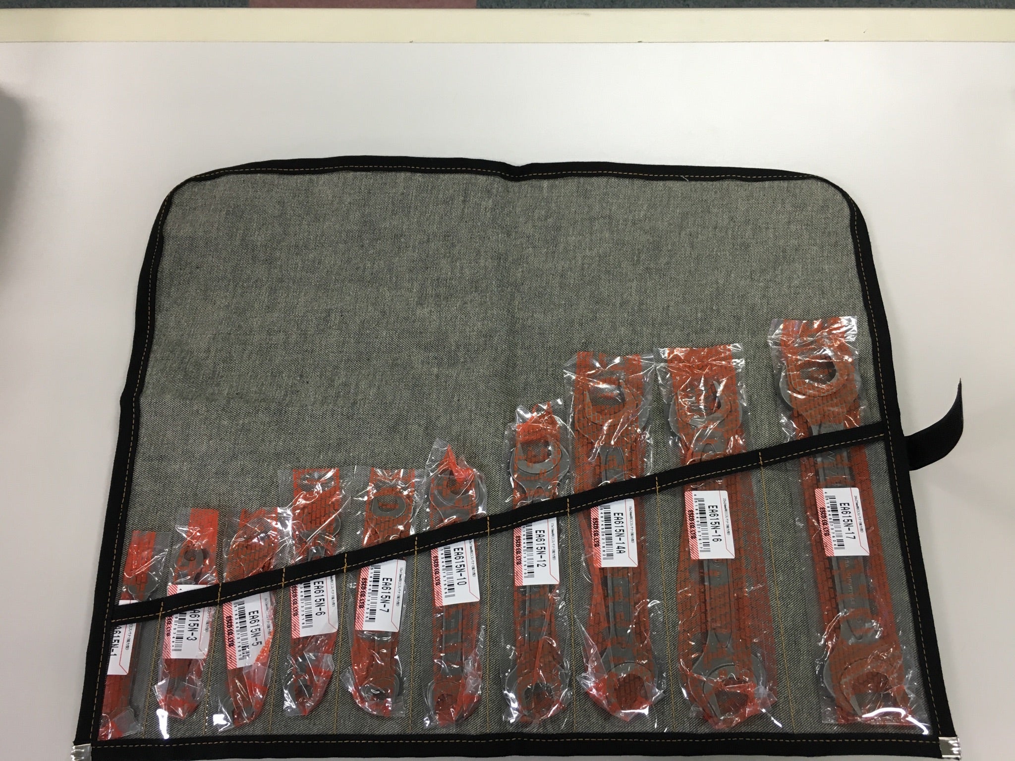 三木ネツレン 10本組/5.5-27mm 両口スパナセット(強力型) EA615N-100