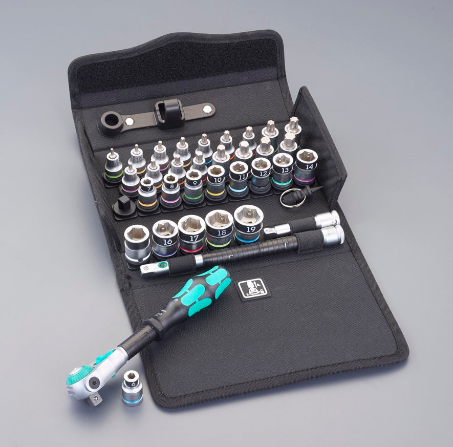 Wera 3/8"DR ソケットレンチセット(ZYKLOP) 003536