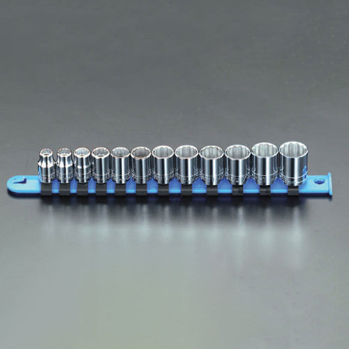 ESCO（エスコ） 3/8"DR/12個組 ソケットセット(ﾒﾄﾘｯｸ) EA618WC-1