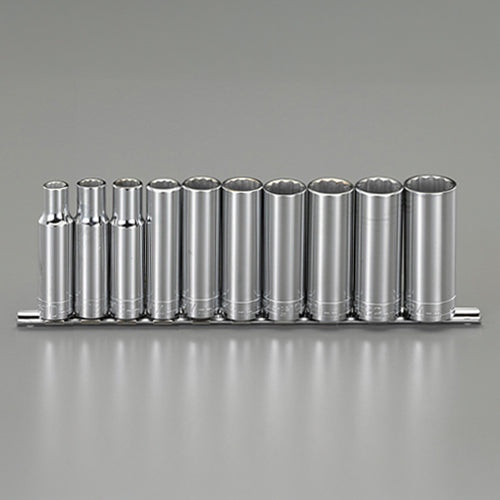 ESCO（エスコ） 1/2"DR/10個組 ディープソケットセット EA618XB-1