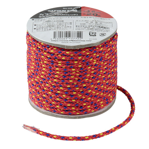 キャプテンスタッグ φ3.5mmx20m ナイロンロープ(テント用) UA-4535