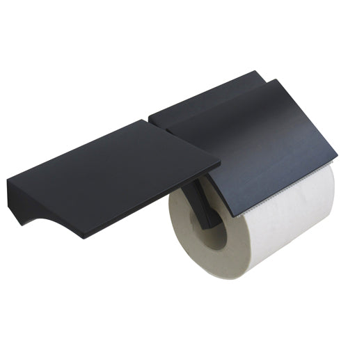 ESCO（エスコ） ﾜﾝﾊﾝﾄﾞ/ﾄｲﾚｯﾄﾍﾟｰﾊﾟｰﾎﾙﾀﾞｰ(棚付/ﾏｯﾄﾌﾞﾗｯｸ) EA638LD-48