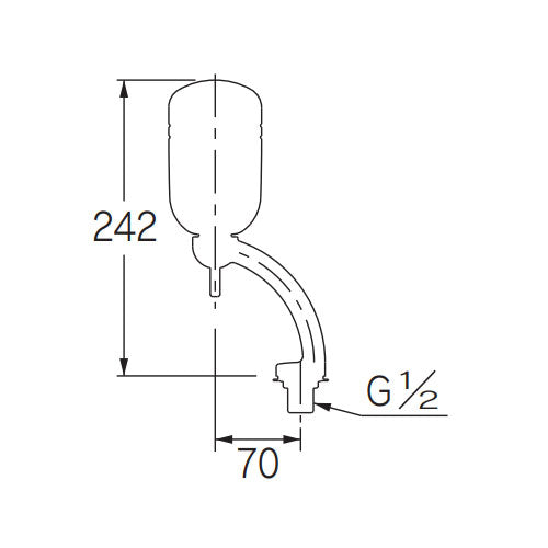 カクダイ 350ml 石鹸水入れ(立型) 2059M