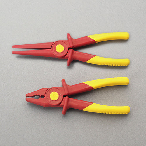 KNIPEX(ｸﾆﾍﾟｯｸｽ) 2本組 絶縁プラスチックプライヤーセット ※ESCOオリジナルセット品