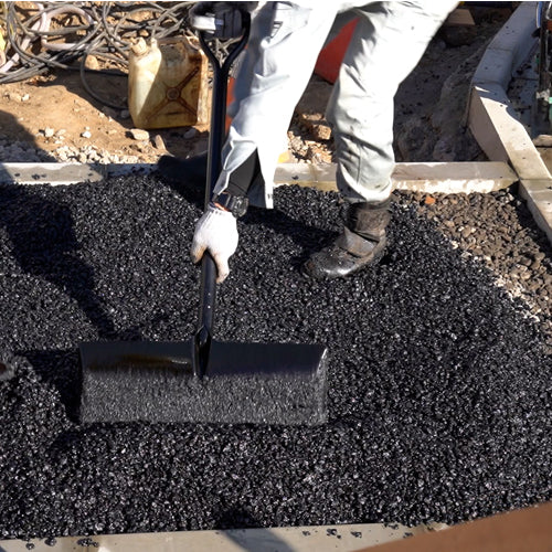 浅香工業 500x160mm/ 970mm ショベルレーキ 018379