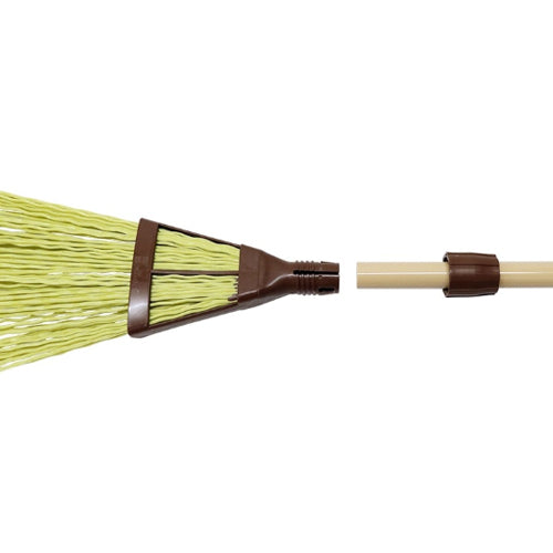 浅香工業 240x1470mm ほうき熊手(ﾌﾟﾗｽﾁｯｸ製/8本) 153490