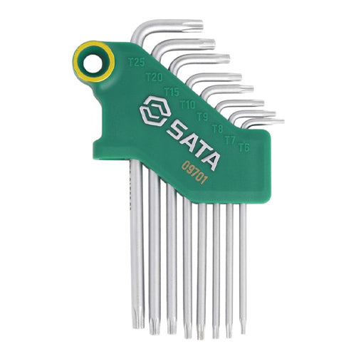 SATA T 6-T25 ８本組(TORX)キーレンチ 09701