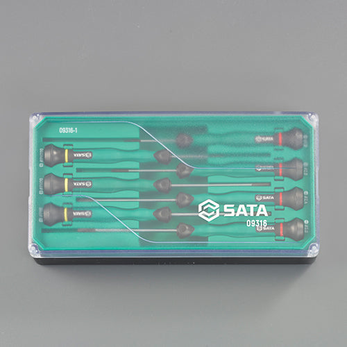 SATA ９本組 [+ -]精密ドライバーセット 09316