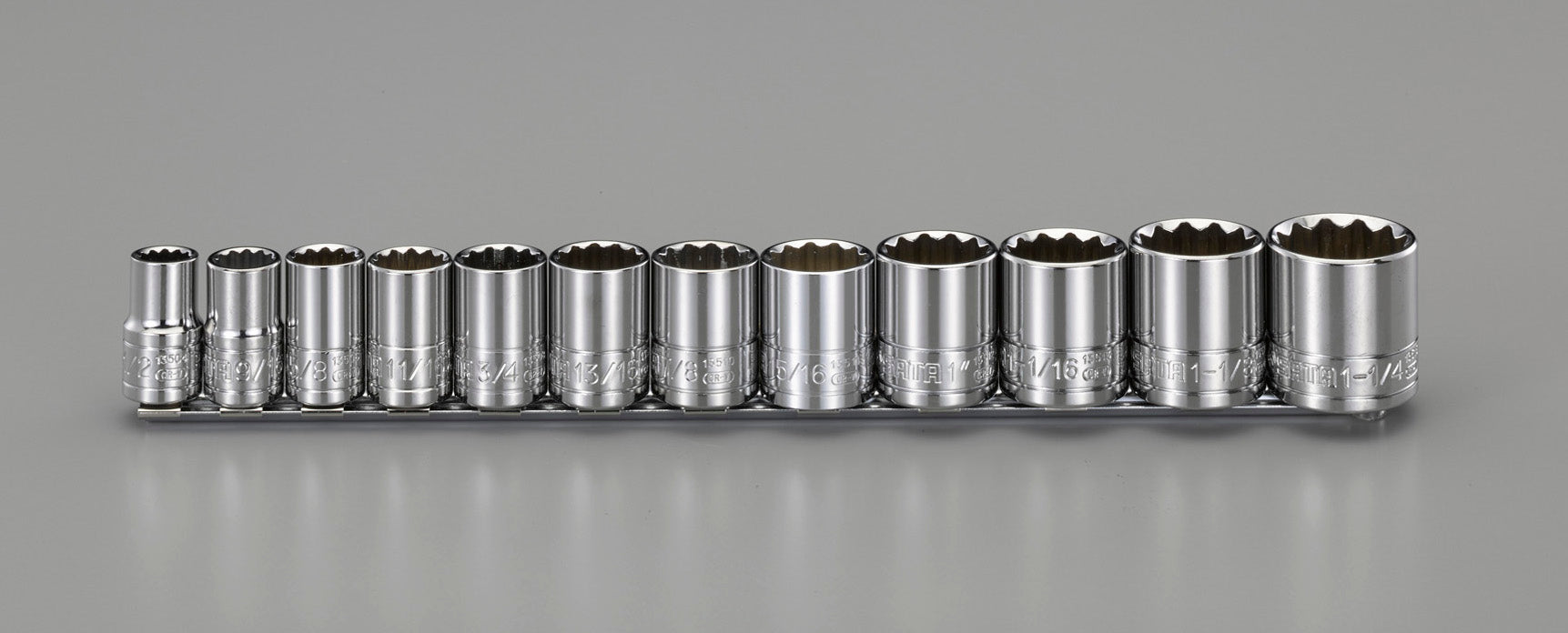 SATA 1/2"DR/1/2"-1･1/4" [12個組]ｿｹｯﾄｾｯﾄ(12角) ※ESCOオリジナルセット品