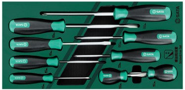 SATA 9本組 ドライバー(ﾄﾚｰ入り) 09913A