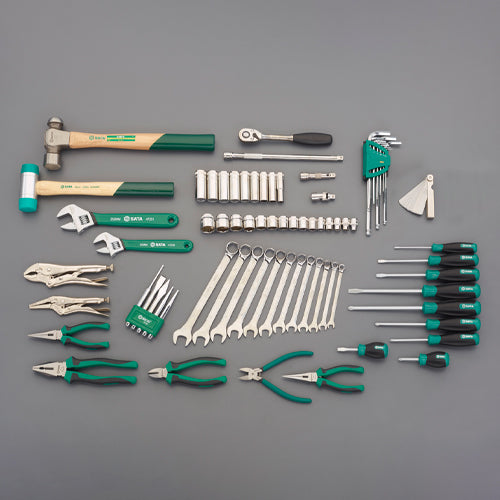 SATA [73個組]ツールワゴン付工具セット ※ESCOオリジナルセット品