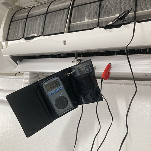 ESCO（エスコ） -50/+100ﾟC 空調用２点計測デジタル温度計 EA701BB-1B