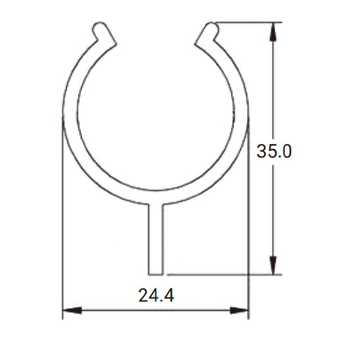 日油技研工業 23.0-31.0mm  サーモクリップ(6個入) H5-5