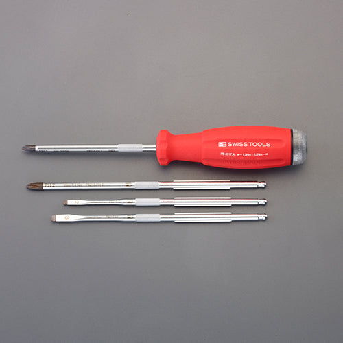 PB SWISS TOOLS 1.0-5.0N m ﾄﾙｸﾄﾞﾗｲﾊﾞｰｾｯﾄ(＋・－ﾋﾞｯﾄ) ※ESCOオリジナルセット品