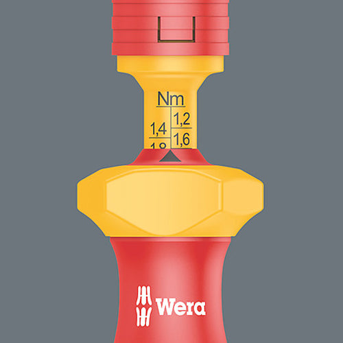 Wera 1.2-3.0N･m 絶縁ﾄﾙｸﾄﾞﾗｲﾊﾞｰｾｯﾄ(ｱｼﾞｬｽﾀﾌﾞﾙ) 05006609001