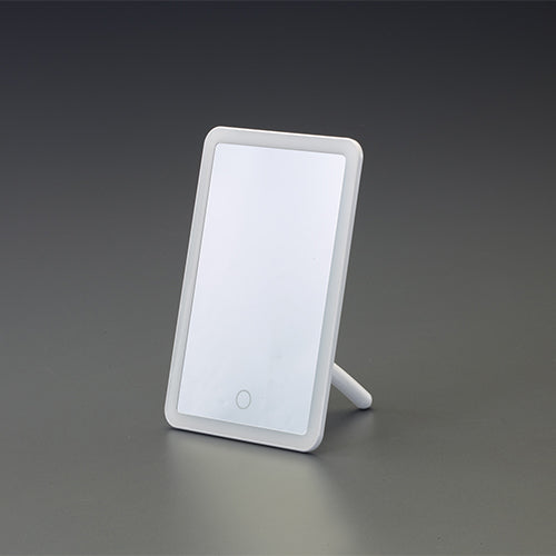 ESCO（エスコ） 180x232mm スタンドミラー(LED/USB･単3兼用 EA724YG-96