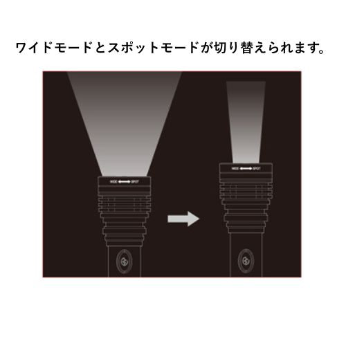 ESCO（エスコ） [単4x4本] フラッシュライト/LED(ﾎﾙｽﾀｰ付) EA758RY-44S