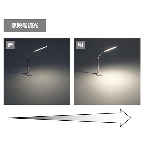 ヤザワコーポレーション DC5V(USB) デスクスタンドＬＥＤ SDCCLC01WH