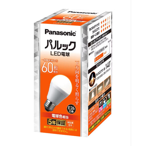 パナソニック（Panasonic） 60形相当/ 7.0W/E26 電球/ＬＥＤ(電球色) LDA7LHS6