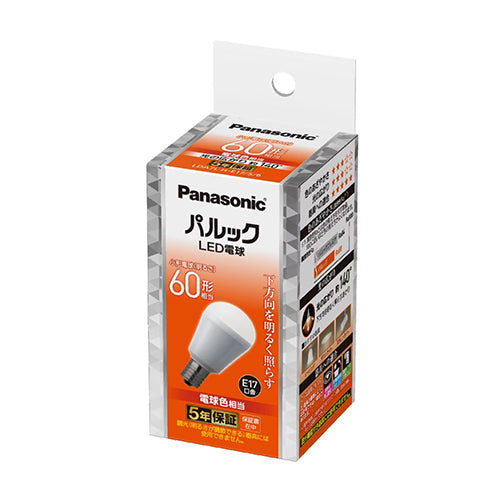 パナソニック（Panasonic） AC100V/7.1W/E17 電球/ＬＥＤ(電球色) LDA7LHE17S6