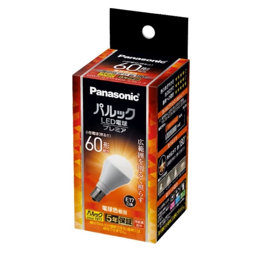 パナソニック（Panasonic） 60形/7.0W/E17 電球/ＬＥＤ(電球色) LDA7LGE17K60ESW2F