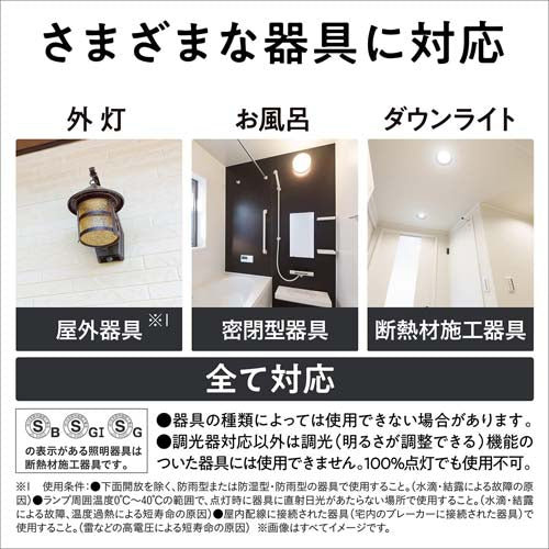 パナソニック（Panasonic） 60形/6.9W/E17 電球/ＬＥＤ(昼光色) LDA7DGE17SK6