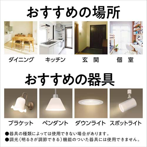 パナソニック（Panasonic） 60形/6.9W/E17 電球/ＬＥＤ(昼光色) LDA7DGE17SK6