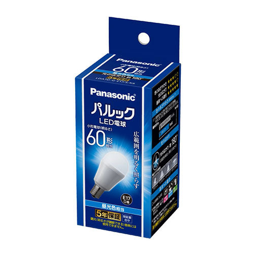 パナソニック（Panasonic） 60形/6.9W/E17 電球/ＬＥＤ(昼光色) LDA7DGE17SK6