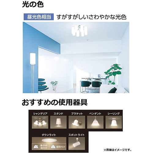 パナソニック（Panasonic） 60形/6.2W/E17 電球/ＬＥＤ(T形･昼光色) LDT6DGE17ST6