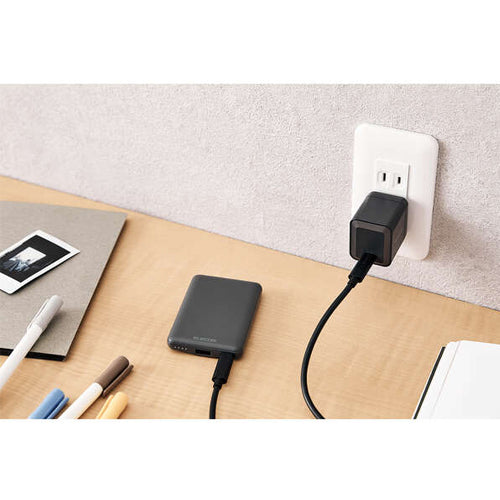 エレコム 5000mAh モバイルバッテリー DE-C45-5000DGY