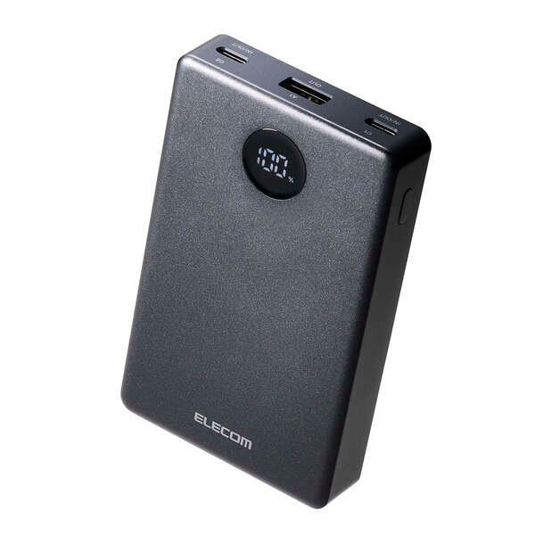 エレコム 10000mAh モバイルバッテリー(半固体電池) EC-C61MN