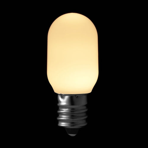 ヤザワコーポレーション AC100V/0.5W/E12 ＬＥＤナツメ電球(電球色) LDT1LG19E12W